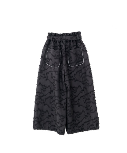 フリンジラインベイカーワイドパンツ[251-0907-1]