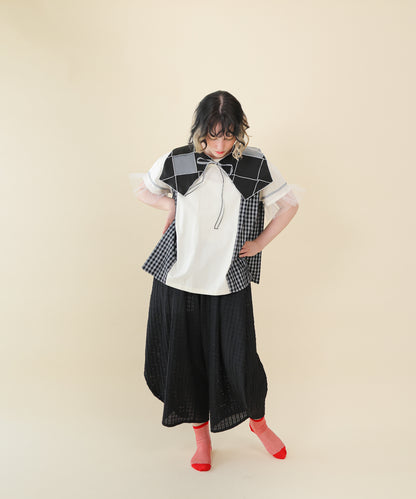 パネルメロウ付け衿  (125cm ～ 165cm)   [251-1901－F]
