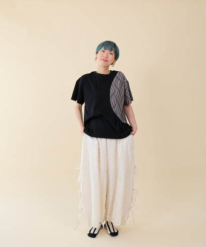 サークルウェーブラインタックT   ladies     [251-1405-2]