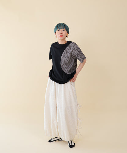 サークルウェーブラインタックT   ladies     [251-1405-2]
