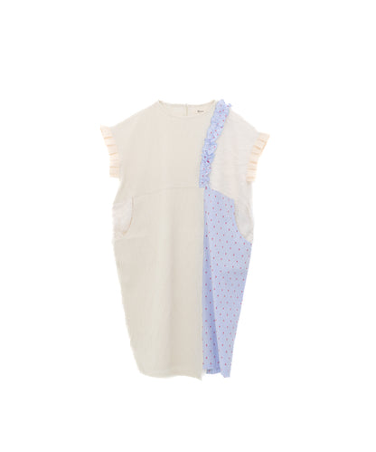 切替えドルマンワンピース ladies [251-0103-2]