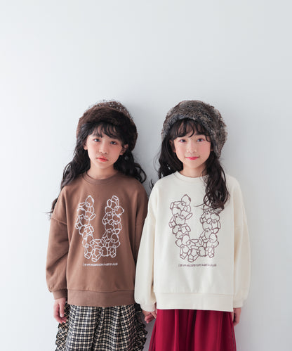 logo bearトレーナー　[243-0708-1]