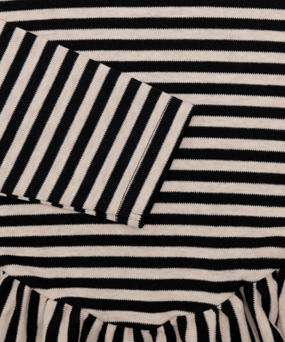 ストライプ切り替えTシャツ  [243-1503-1]