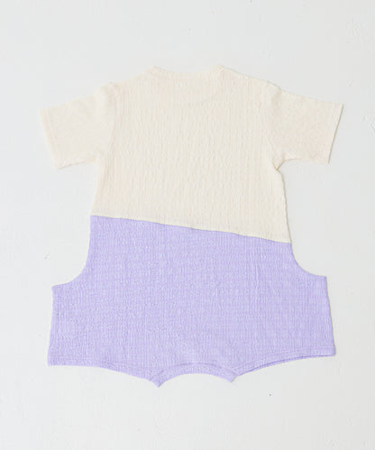 バイカラー変形T ladies　　[241-1505-2]