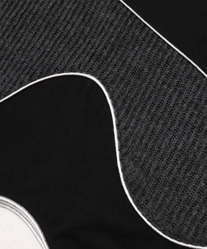 ウェーブパイピング切り替えTシャツ　 [243-1506-1]