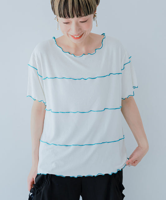 パネルメロウTシャツ ladies　　[241-1508-2]