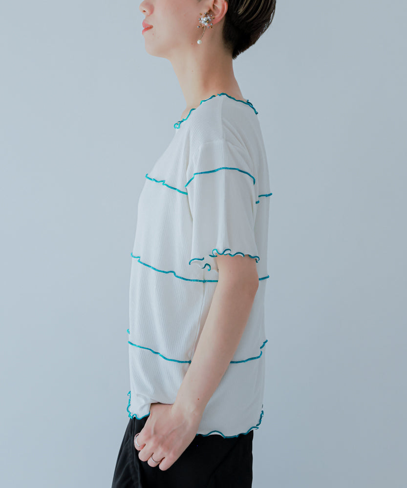 パネルメロウTシャツ ladies　　[241-1508-2]