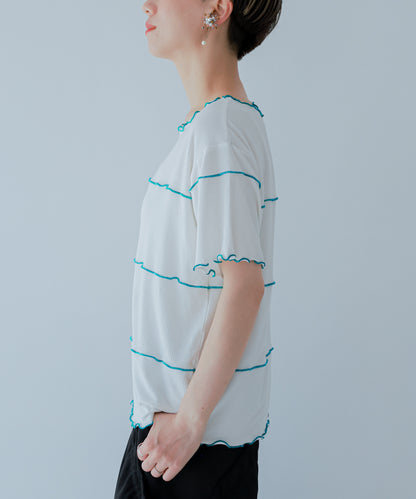 パネルメロウTシャツ ladies　　[241-1508-2]