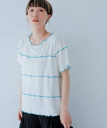 パネルメロウTシャツ ladies　　[241-1508-2]