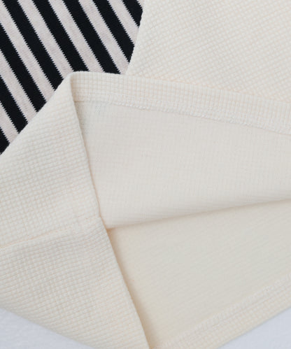 ワッフルきりかえTシャツ　 [243-1513-1]