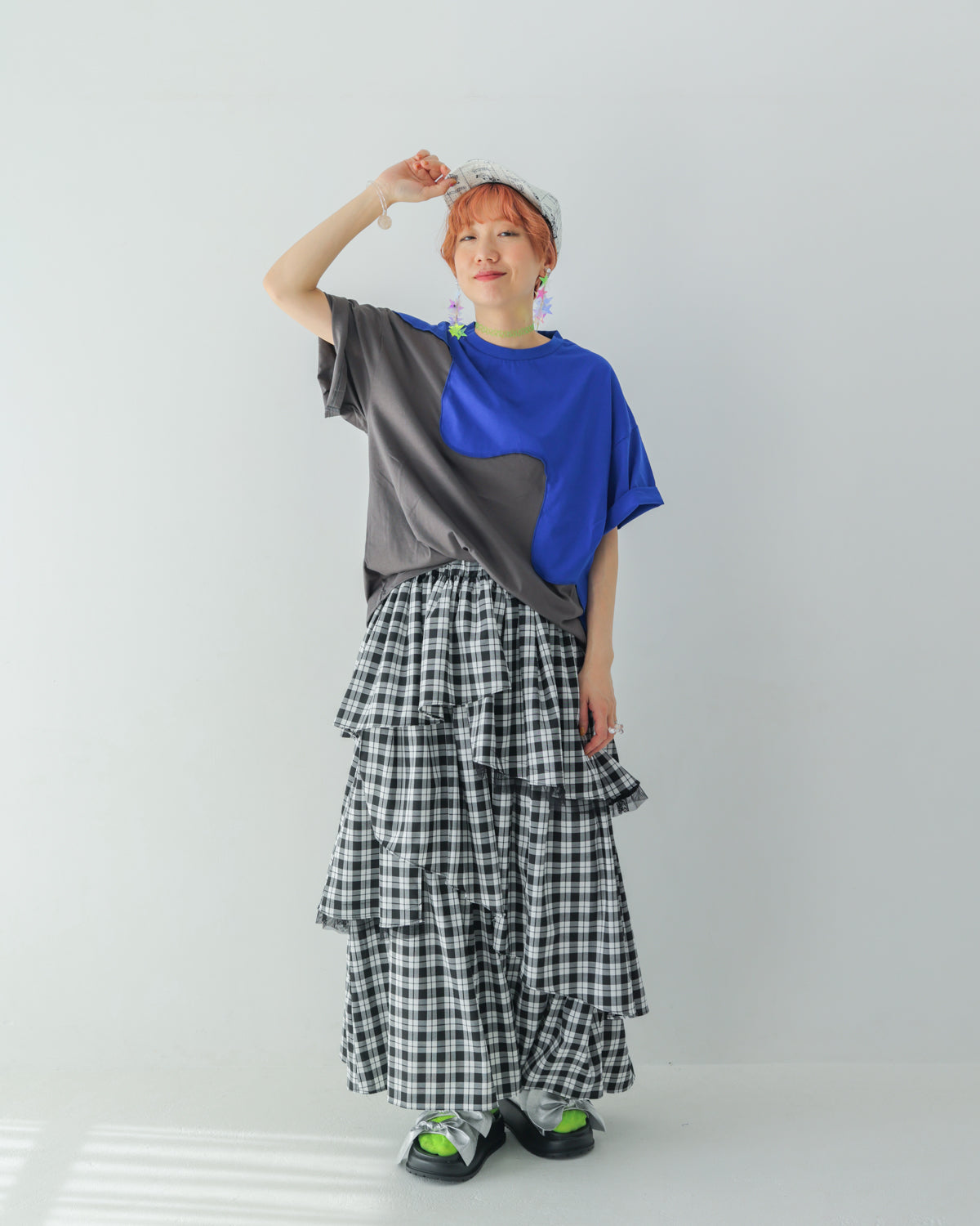 twoピースバイカラーTシャツ [162-1405-2]