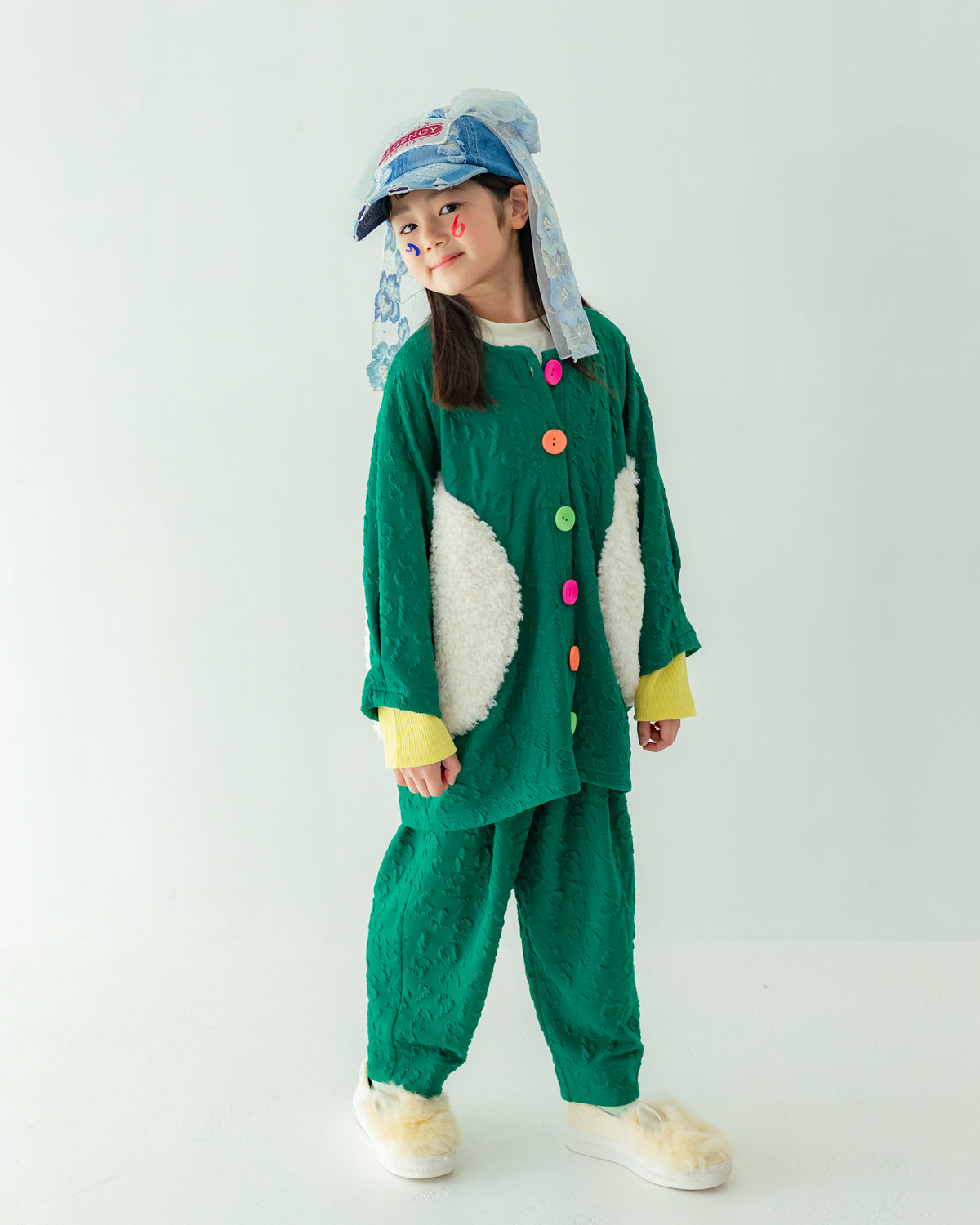 ポコポコナンバーテーパードパンツ[362-0907-1]