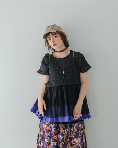 モノトーンキャミビスチェ [162-0302-2]