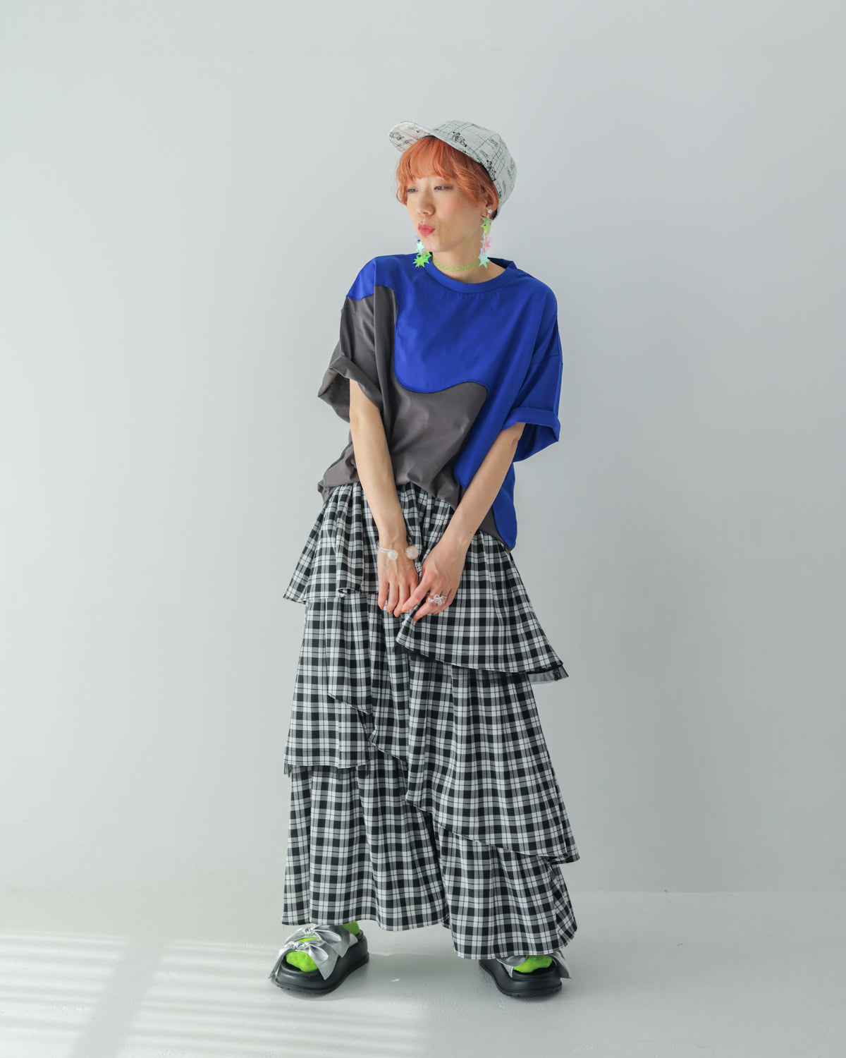 twoピースバイカラーTシャツ [162-1405-2]
