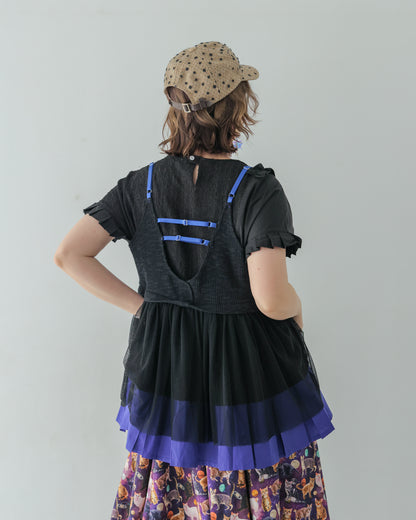 モノトーンキャミビスチェ [162-0302-2]