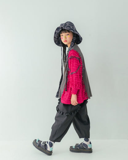 ダブルフリルサルエルパンツ[362-0903-1]