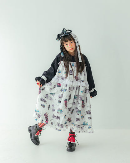コラージュジャーニーzipワンピース[362-0102-1]