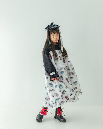 コラージュジャーニーzipワンピース[362-0102-1]