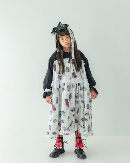 コラージュジャーニーzipワンピース[362-0102-1]