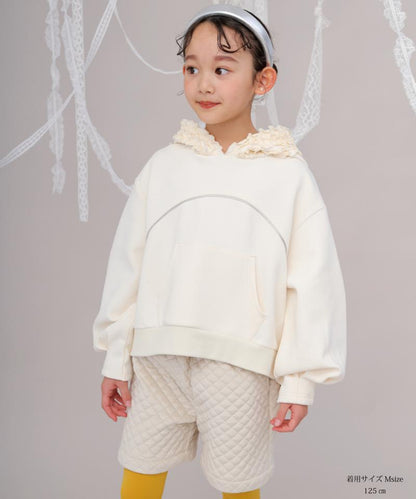 ヘムフリルフーディパイピングトレーナー　[243-0704-1]