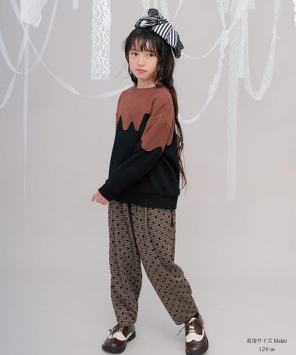 ウェービーバイカラートレーナー　[243-0706-1]