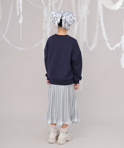 メタリックプリーツ加工スカート[243-1102-1]