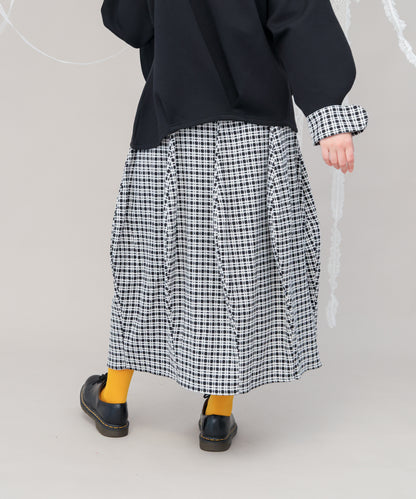 ウェーブドレーピングスカート ladies [243-1101-2]