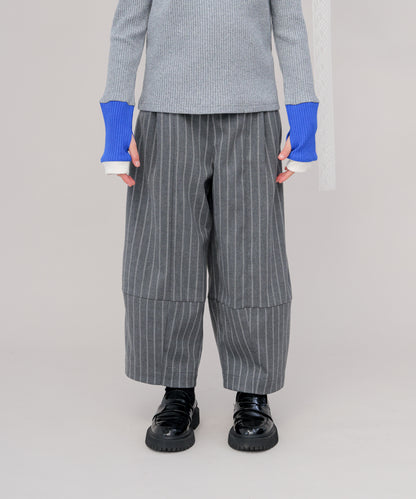 ピンストライプランタンパンツ　[243-0908-1]