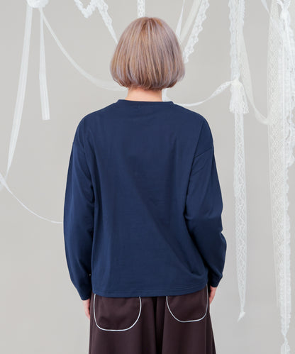 ウェーブフリルTシャツ ladies [243-1512-2]