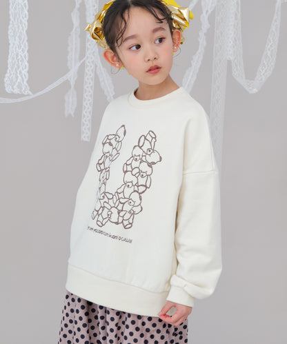 logo bearトレーナー　[243-0708-1]