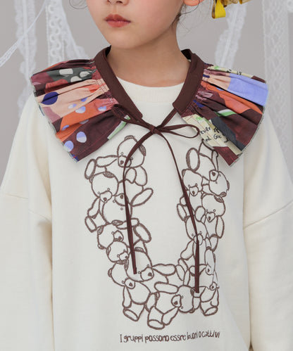 logo bearトレーナー　[243-0708-1]