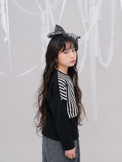 ワッフルきりかえTシャツ　 [243-1513-1]