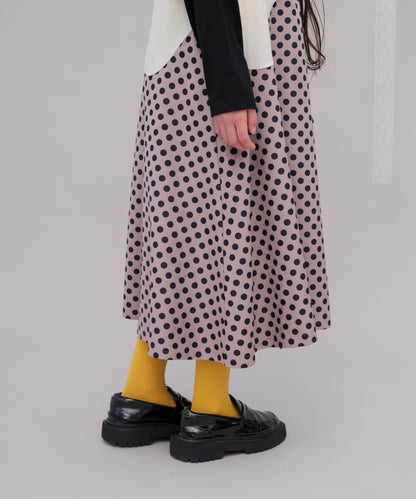 Aラインバイカラーワンピース  [243-0107-1]