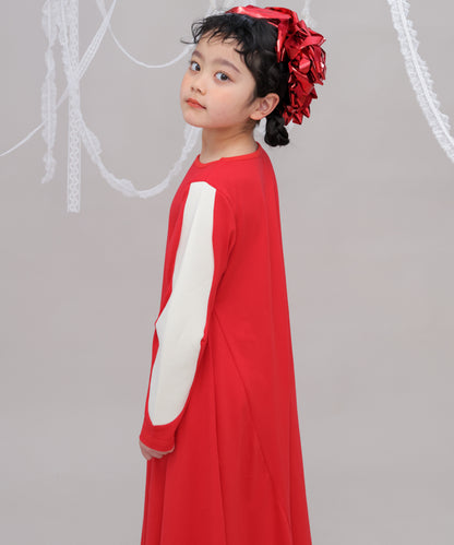 うねうねスリーブワンピース  [243-0106-1]