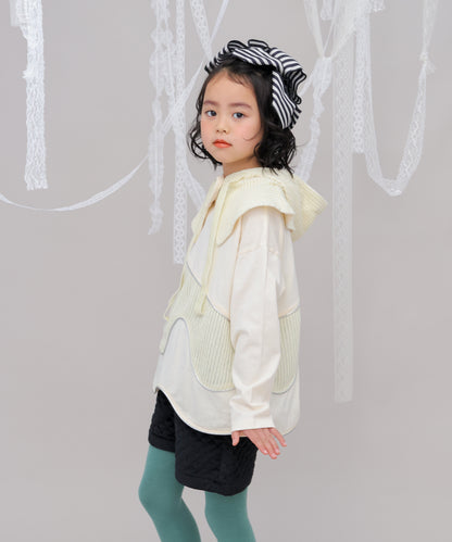 ウェーブパイピング切り替えTシャツ　 [243-1506-1]