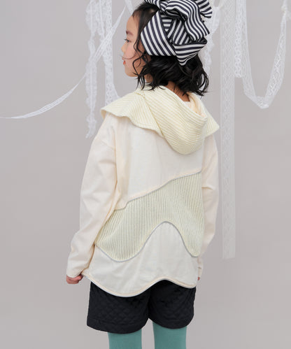 ウェーブパイピング切り替えTシャツ　 [243-1506-1]