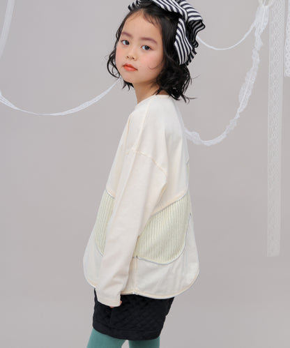 ウェーブパイピング切り替えTシャツ　 [243-1506-1]