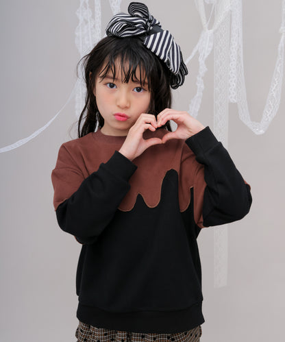 ウェービーバイカラートレーナー　[243-0706-1]