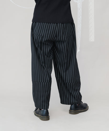 ピンストライプランタンパンツ  ladies [243-0908-2]