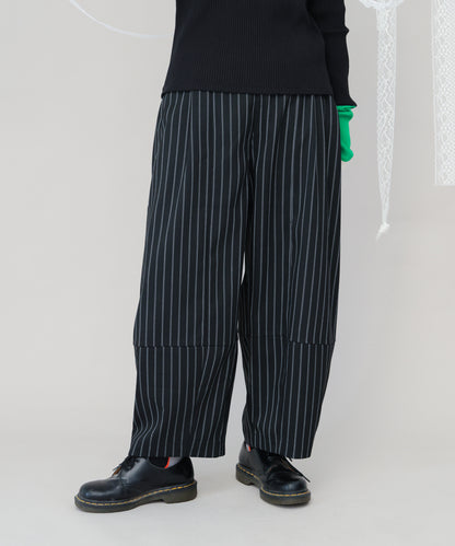 ピンストライプランタンパンツ  ladies [243-0908-2]