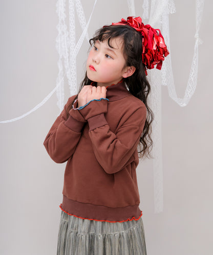 メロウカラフルハイネックトレーナー　[243-0707-1]