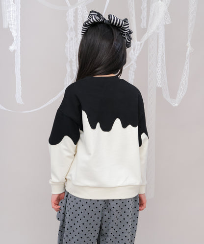 ウェービーバイカラートレーナー　[243-0706-1]