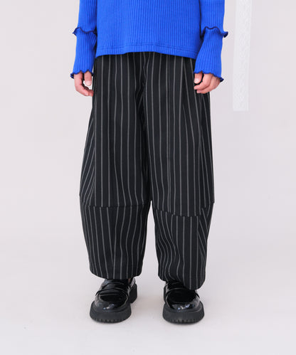ピンストライプランタンパンツ　[243-0908-1]