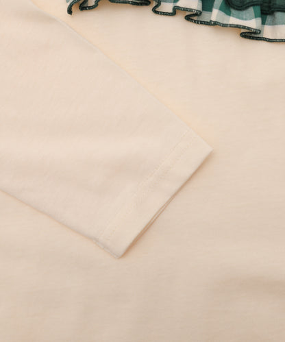 ウェーブフリルTシャツ ladies [243-1512-2]