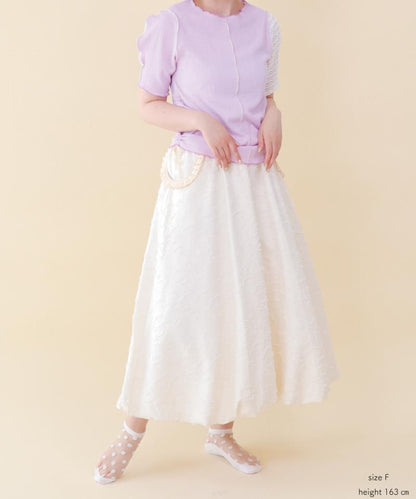 タックポケットバルーンスカート ladies         [251-1102-2]