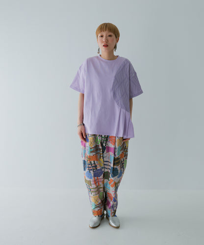 サークルウェーブラインタックT   ladies     [251-1405-2]