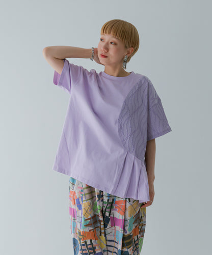 サークルウェーブラインタックT   ladies     [251-1405-2]