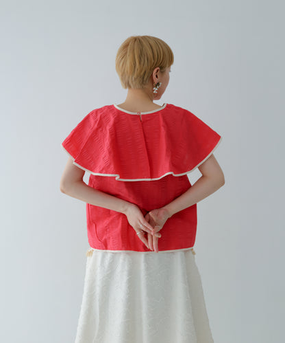 ビックカラーブラウス ladies  [251-0606-2]