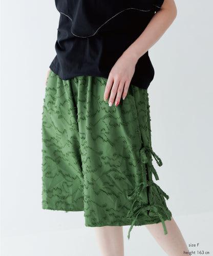 サイドリボンハーフパンツ ladies         [251-1001-2]