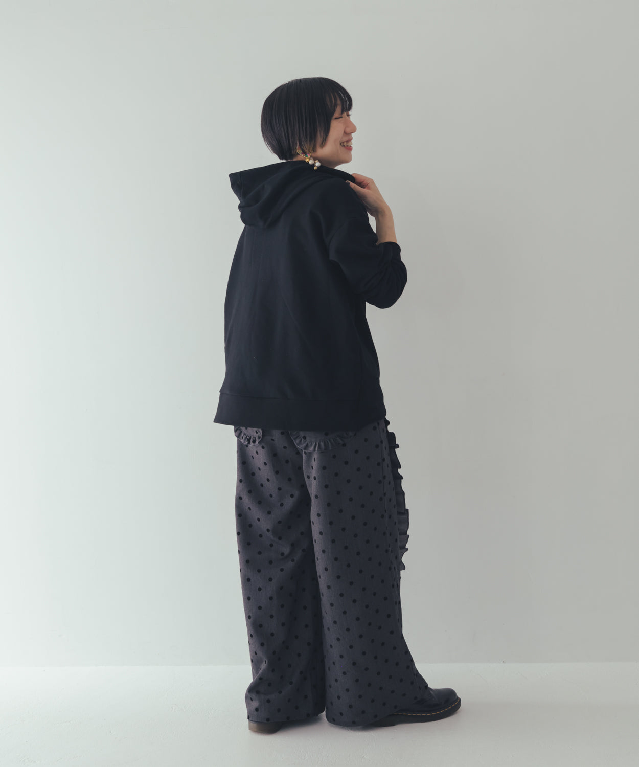 コーデュロイクロスフーディー ladies  [352-0705-2]